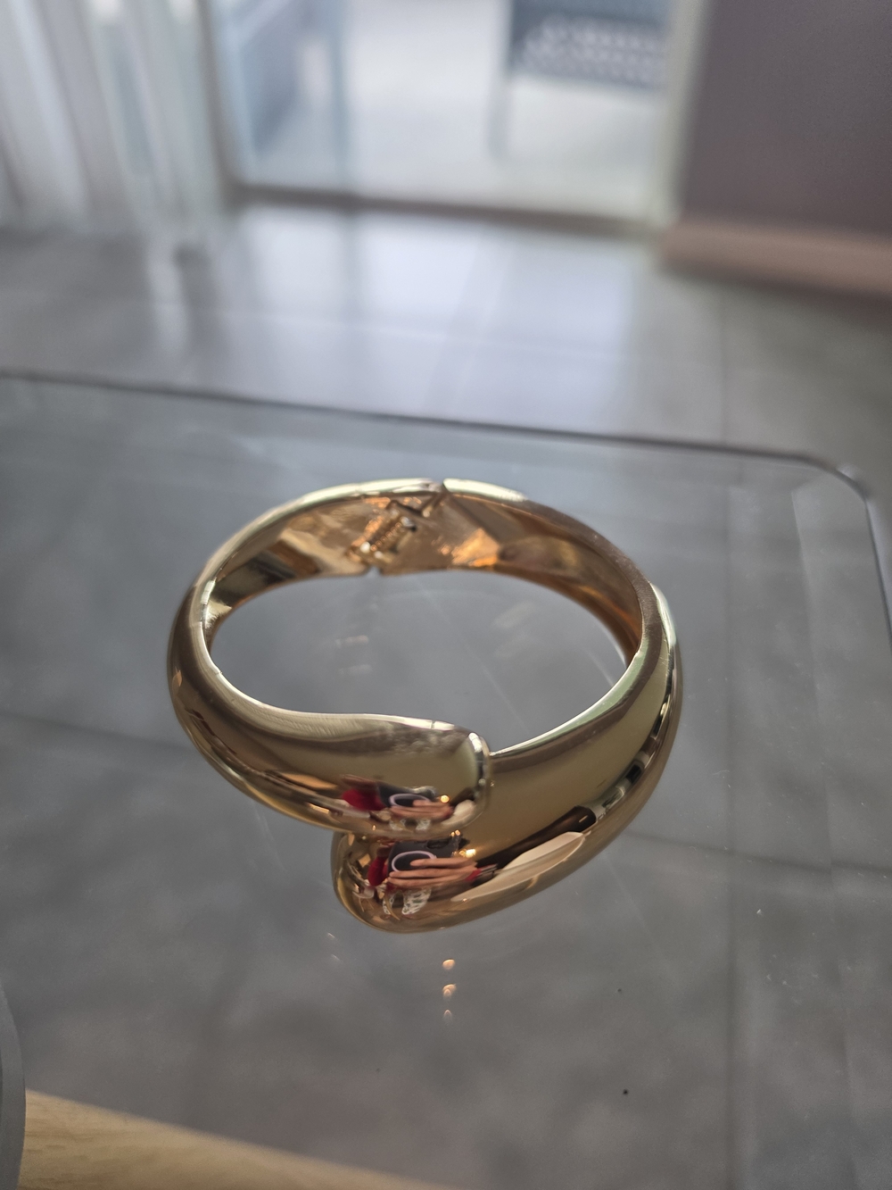 Gold-Tone Wrap Bypass Bracelet - Women Jewelry